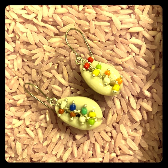🐚 🐚 Handmade natural cowrie shell earrings - Picture 2 of 8